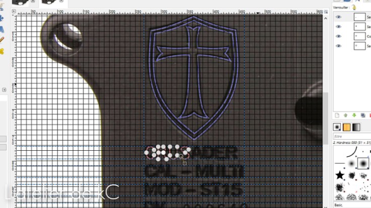 tracés gravure lower