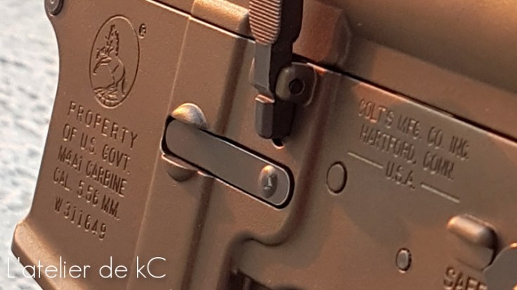 M4A1 EBBR MAGPUL-GRAVURES-CERAKOTE