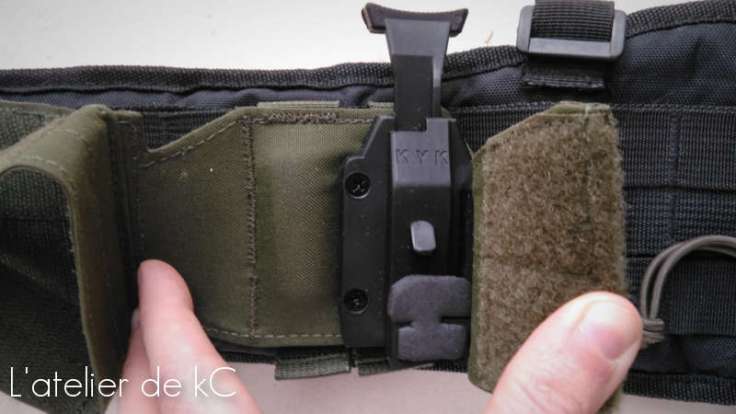 Warrior Assault Universal Holster retention system