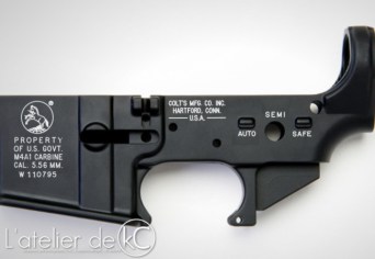 aperçu tracés gravures colt m4 airsoft GHK gbbr1
