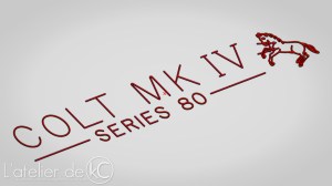 Colt 1911 Mk IV series 80 marking drawing1